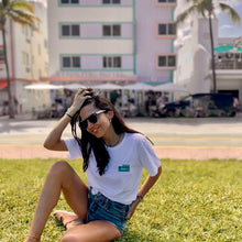 Load image into Gallery viewer, 🛣️ MIAMI EXIT 305 White T-Shirt – Unisex | Glows in the dark