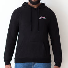 Load image into Gallery viewer, 🕶️ Miami VIBE Black Hoodie - Unisex | Glows in the dark