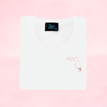 Load image into Gallery viewer, 🏖️ Mia FL state White T-Shirt - Woman | Glows in the dark