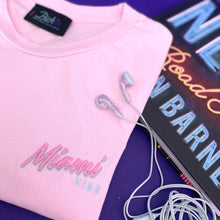 Load image into Gallery viewer, 🕶️ Miami VIBE Pink T-Shirt - Unisex | Glows in the dark