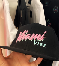 Load image into Gallery viewer, 🕶️ Miami VIBE 3D hat - Curved or flat brim | Glows in the dark