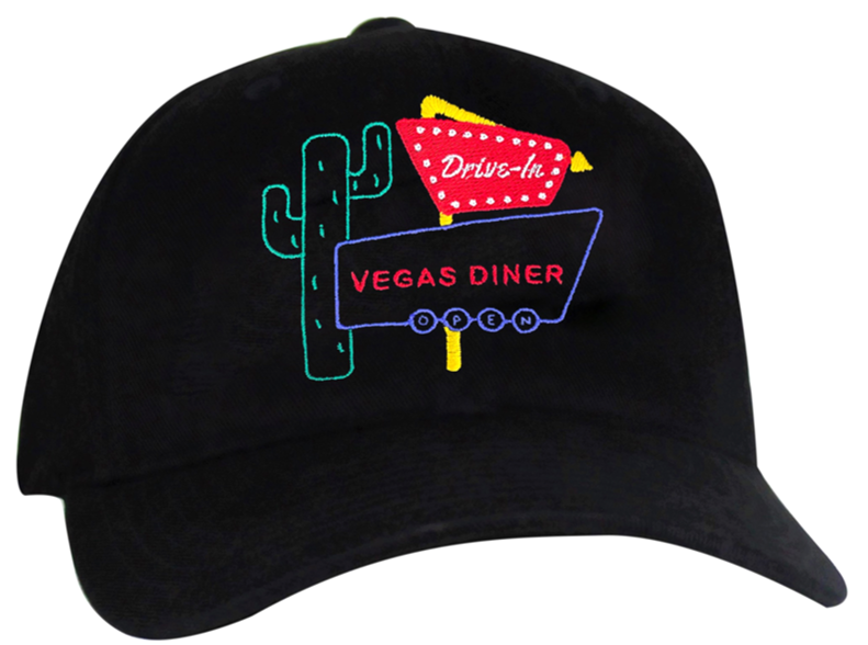 🌵 Vegas Diner hat - Curved or flat brim | Glows in the dark