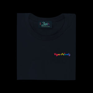 🌈 Vegas Friendly Black T-Shirt - Man - Unisex