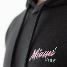 Load image into Gallery viewer, 🕶️ Miami VIBE Black Hoodie - Unisex | Glows in the dark