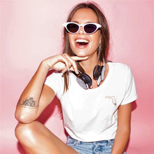 Load image into Gallery viewer, 🏖️ Mia FL state White T-Shirt - Woman | Glows in the dark