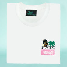 Load image into Gallery viewer, 👩🏿 Josephine Baker, Tribute to a Rulebreaker - White T-Shirt Unisex | Glows in the dark