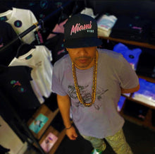 Load image into Gallery viewer, 🕶️ Miami VIBE 3D hat - Curved or flat brim | Glows in the dark