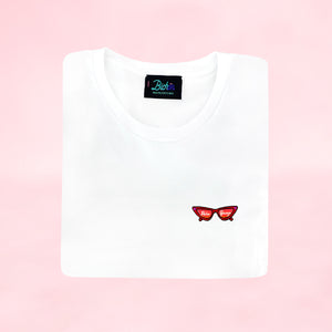 🌴 Palm Springs White T-Shirt - Woman | Glows in the dark