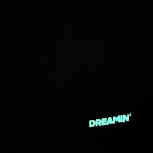 🌴 California DREAMIN' Black T-Shirt - Woman | Glows in the dark