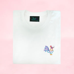 🐓Smokin' rooster White T-Shirt - Unisex | Little Havana edition