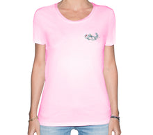 Load image into Gallery viewer, 🐊 Alligator chilling in the Everglades Pink T-Shirt - Woman