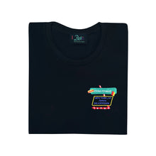 Load image into Gallery viewer, 🌭&quot;Chien Chaud&quot; Delicatessen Black T-Shirt - Woman | Glows in the dark