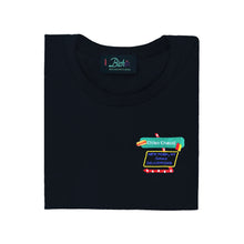 Load image into Gallery viewer, 🌭&quot;Chien Chaud&quot; Delicatessen Black T-Shirt - Man - Unisex | Glows in the dark
