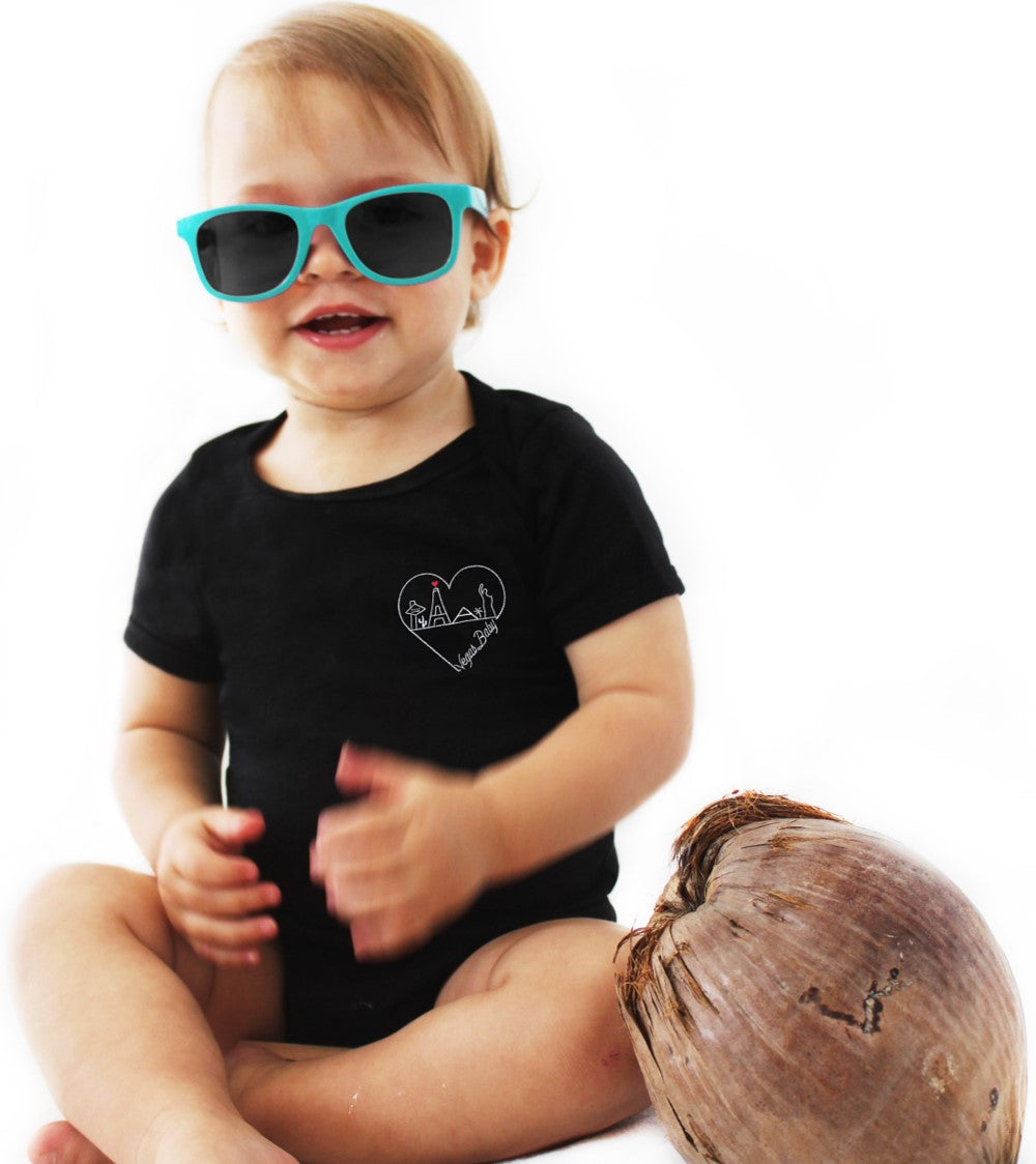 🖤 Vegas BABY! Black Onesie - Kid - Unisex  | Glows in the dark