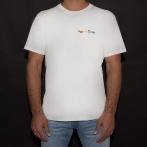 🌈 Vegas Friendly White T-Shirt - Man - Unisex