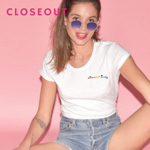 Load image into Gallery viewer, 🌈 Miami Friendly White T-Shirt - Woman