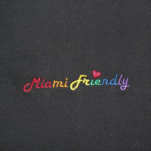 Load image into Gallery viewer, 🌈 Miami Friendly Black T-Shirt - Man - Unisex