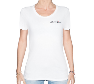 🦌 Miami Biche White T-Shirt - Woman
