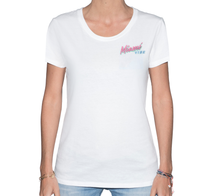 Load image into Gallery viewer, 🕶️ Miami VIBE White T-Shirt Woman | Glows in the dark