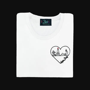 🖤 Vegas Baby White T-Shirt - Woman