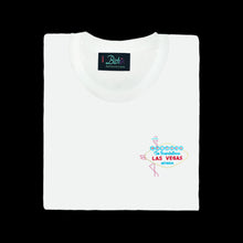 Load image into Gallery viewer, 🦩 WELCOME To Scandalous LAS VEGAS NEVADA... White T-Shirt - Man - Unisex | Glows in the dark
