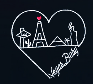 🖤 Vegas BABY! Black Onesie - Kid - Unisex  | Glows in the dark
