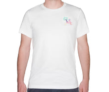 Load image into Gallery viewer, 🦩 Retro Flamingo White T-Shirt - Man - Unisex | Glows in the dark